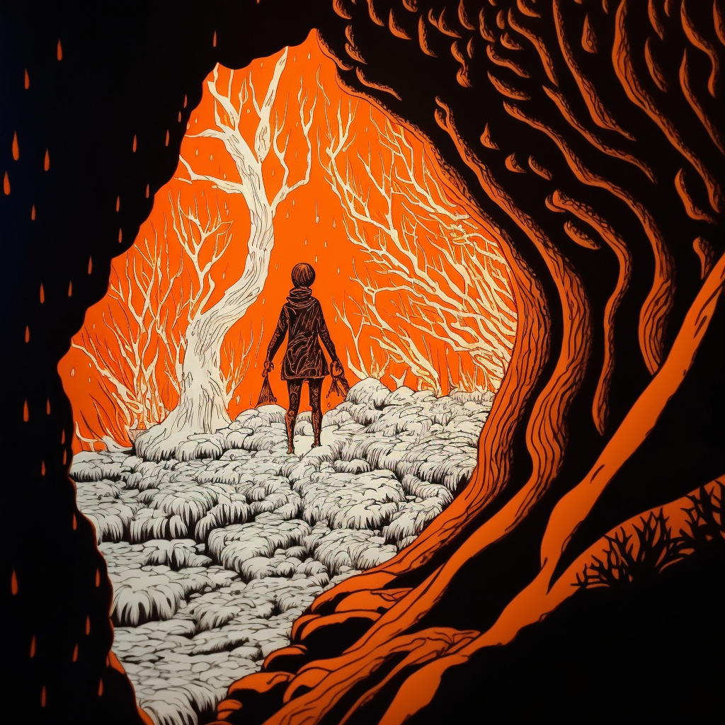 Nord.Ninja.RPG_black_vivid_orange_white_woodcut_of_fantasy_dnd__3d91e4d2-9936-4ff9-974e-7be945f9231d